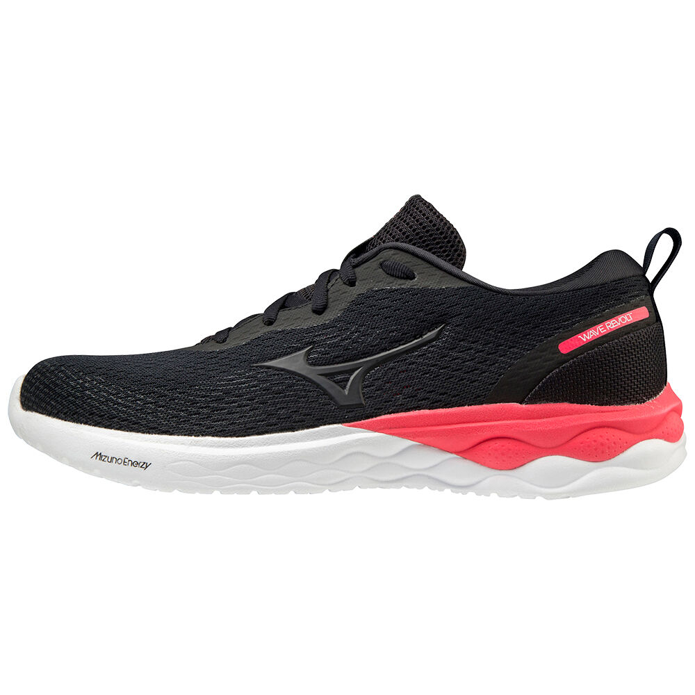 Womens Mizuno Wave Revolt Running Shoes Black/Pink Philippines (ZKUGTN046)